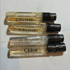 Set of 4 perfume samples
